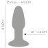 You2Toys - szilikon anál plug (színes)