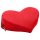 Liberator Heart Wedge - szív alakú szexpárna (piros)