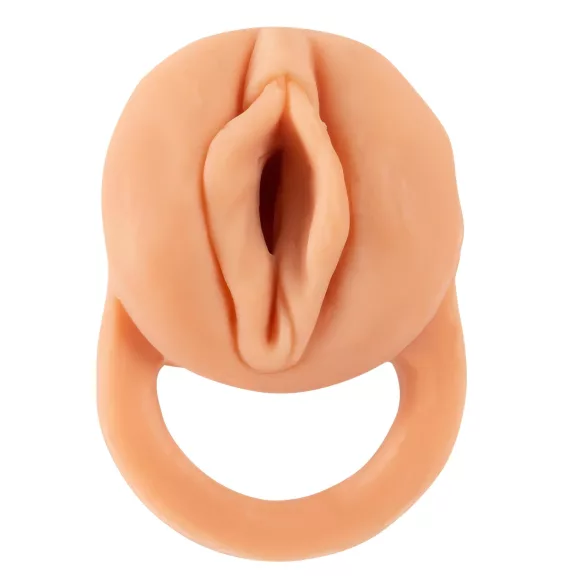 Nature Skin - péniszköpeny és műpunci - 18 cm (testszínű)