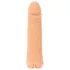 Nature Skin - 2in1 műpunci és péniszköpeny - 23cm (natúr)