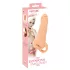 Nature Skin - 2in1 műpunci és péniszköpeny - 23cm (natúr)