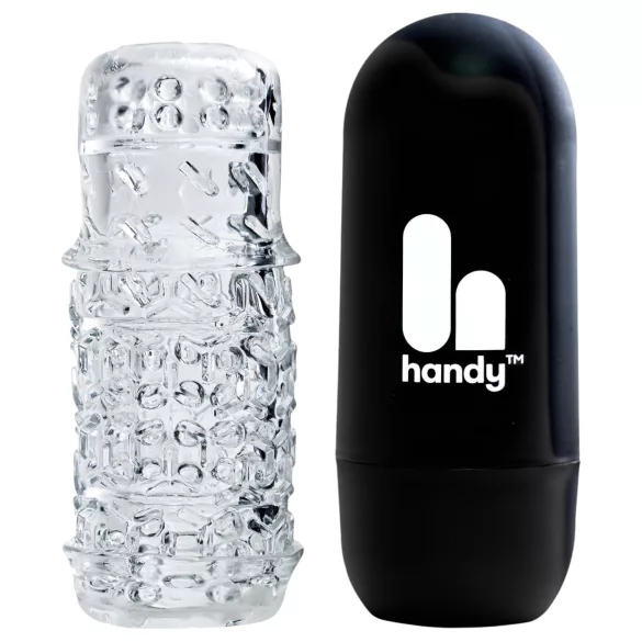 The Handy TrueGrip Gen 2 Sleeve - maszturbátor (átlátszó)