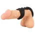 Erecto - 2in1 péniszgyűrű (fekete)
