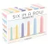 Six in a Row - dildó trainer szett - 6db (színes)