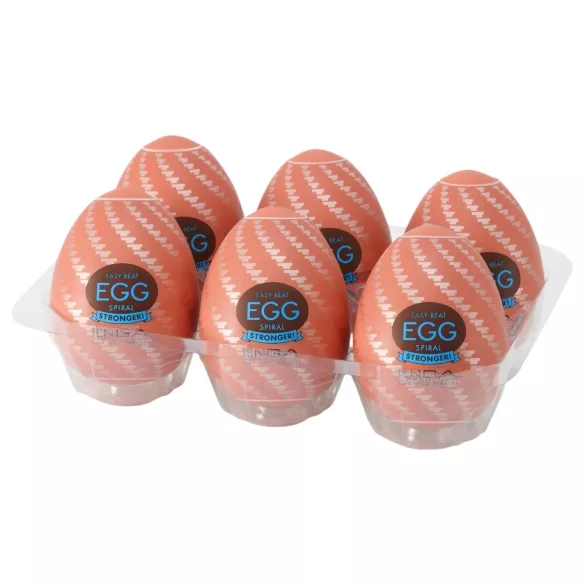 TENGA Egg Spiral Stronger - tojás maszturbátor (6db)