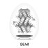 TENGA Egg Gear Stronger - tojás maszturbátor (6db)