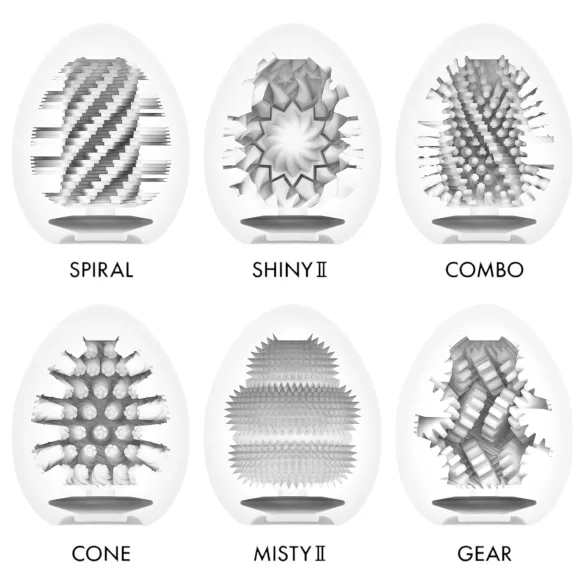 TENGA - Stronger tojás maszturbátor szett férfiaknak - 6 db