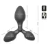 Black Velvets - tripla butt plug (fekete)