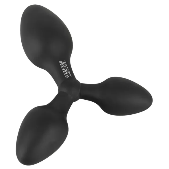 Black Velvets - tripla butt plug (fekete)