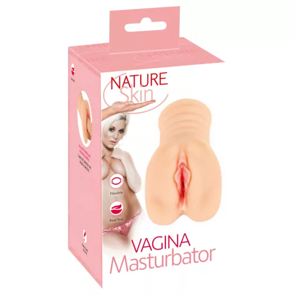 Nature Skin - realisztikus punci maszturbátor (natúr)