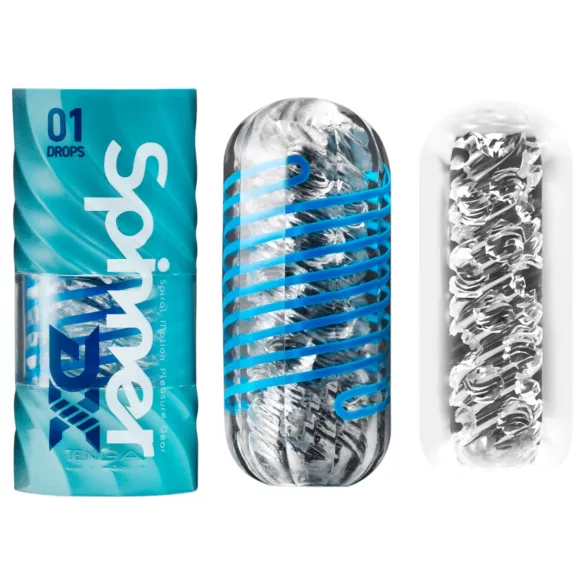 TENGA Spinner DX - maszturbátor (átlátszó)