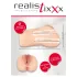 Realistixxx Real Stroker - élethű műpunci és anál maszturbátor (testszínű)