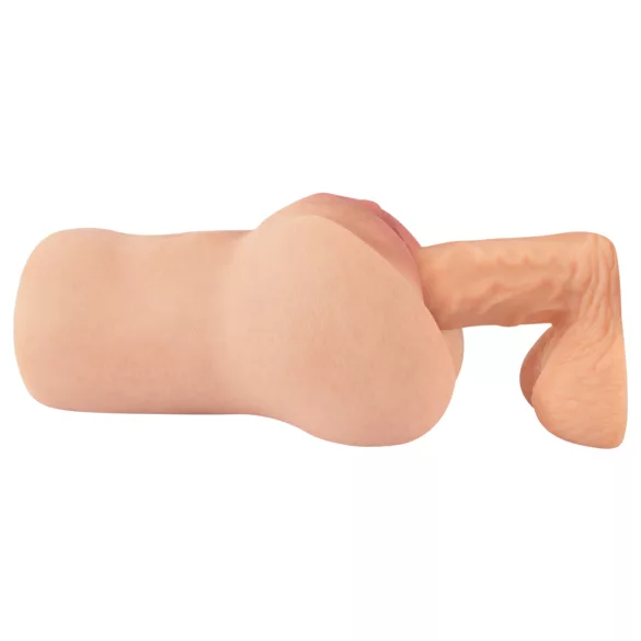 Realistixxx Real Stroker - élethű műpunci és anál maszturbátor (testszínű)