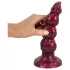Beasty Cocks - bordó Werewolf Willie dildó tapadókoronggal (21 cm)