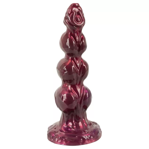 Beasty Cocks - bordó Werewolf Willie dildó tapadókoronggal (21 cm)