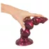 Beasty Cocks - bordó Werewolf Willie dildó tapadókoronggal (21 cm)