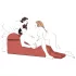 Liberator Aria Flip Chaise - variálható tantra kanapé bútor - 3 részes (fekete)