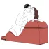 Liberator Aria Flip Chaise - variálható tantra kanapé bútor - 3 részes (fekete)