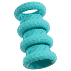   You2Toys - 3in1 pénisz- és heregyűrű szett férfiaknak (türkiz)