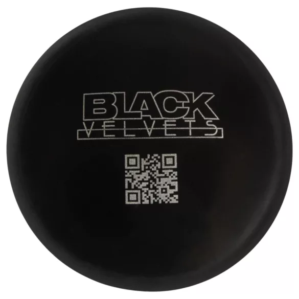 Black Velvets - tapadókorongos szilikon anál plug (fekete) - M