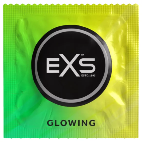 EXS Glow - világító óvszer (3 db)