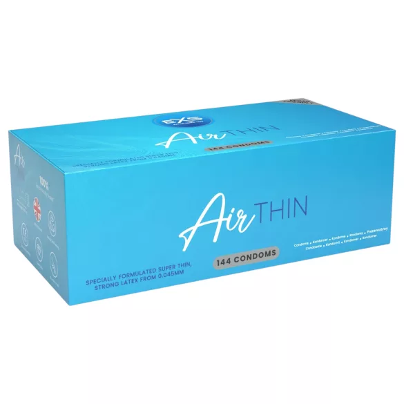 EXS Air Thin - latex óvszer (144 db)