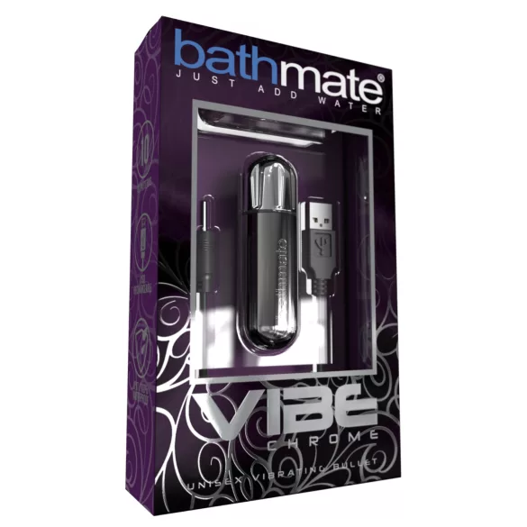 Bathmate Vibe - akkus vibrációs tojás (ezüst)