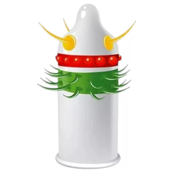 Egzo Jolly Roger - tüskés, pontozott óvszer (1 db)