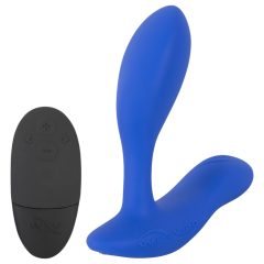   We-Vibe Vector+ - akkus, vízálló, okos anál vibrátor (kék)