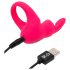 Happyrabbit Cock - akkus vibrációs péniszgyűrű (pink)