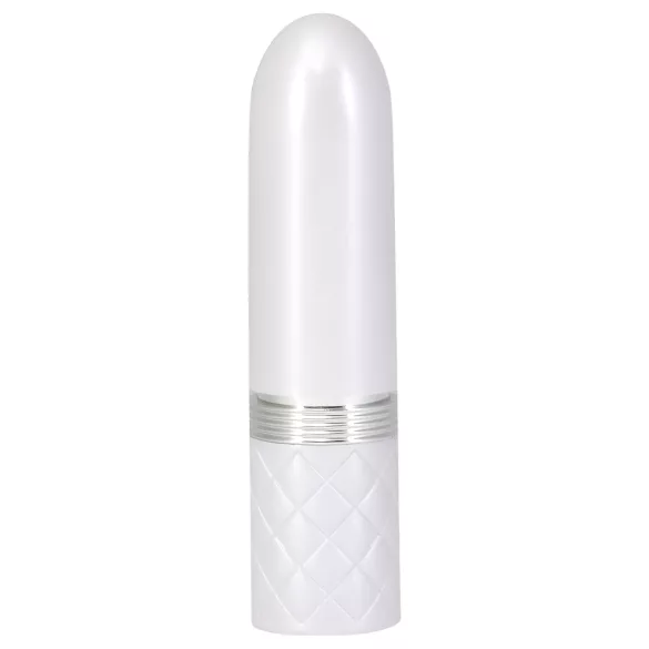 Pillow Talk Lusty - akkus, nyelves rúdvibrátor (fehér-pink)