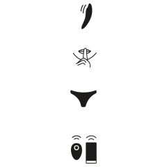   We-Vibe Moxie+ - akkus, rádiós, okos csiklóvibrátor (türkiz)