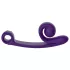 Snail Vibe Curve - 2in1 csiklóizgató vibrátor (lila)