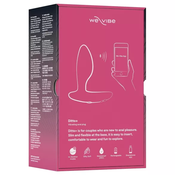 We-Vibe Ditto+ - okos, akkus anál vibrátor (pink)