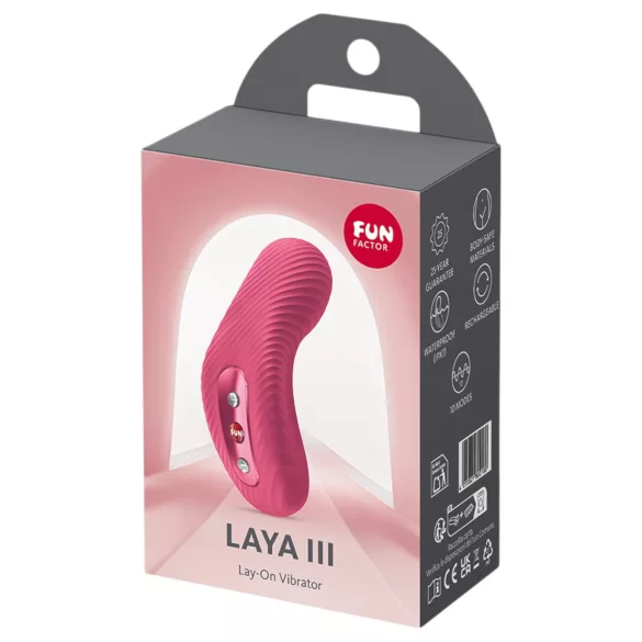 Fun Factory Laya III - vízálló csikló vibrátor (pink)