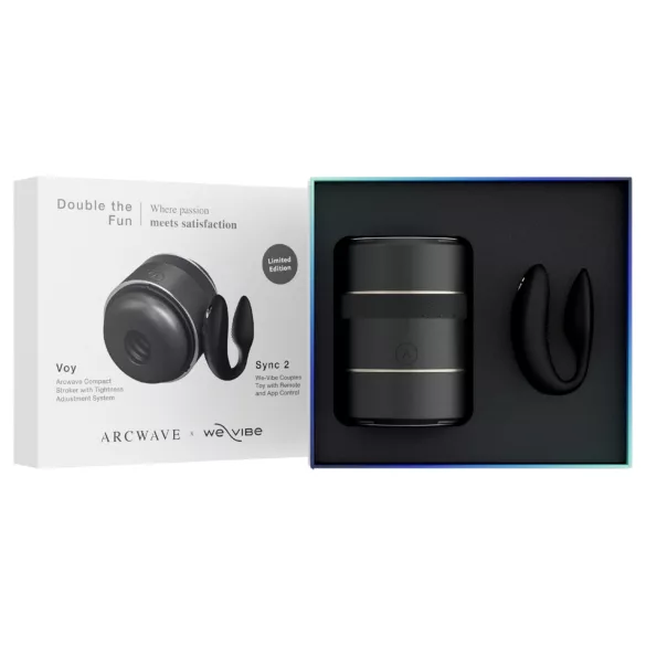 Arcwave Voy és We-Vibe Sync 2 - Double the Fun szett (fekete)