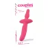 Couples Choice - 2in1 vibrátor és anál plug (pink)