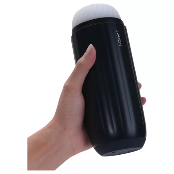 Svakom Sam Neo 2 Pro – App-vezérelt maszturbátor, férfiaknak (fekete-fehér)
