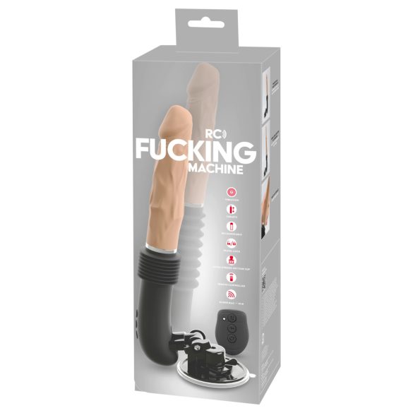 You2Toys RC Fucking Machine Flesh - lökő vibrátor (natúr)