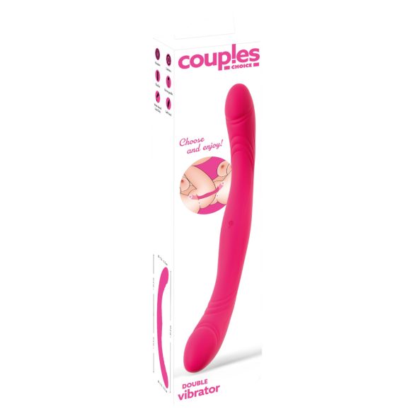 Couples Choice - dupla végű vibrátor (pink)