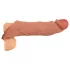 realistixxx - rádiós vibrációs péniszköpeny (natúr, 20 cm)