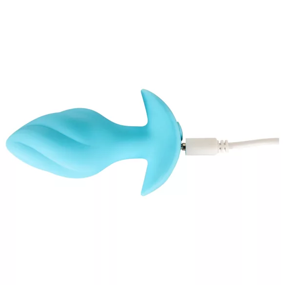 Cuties Mini - vibrációs anál plug (kék)