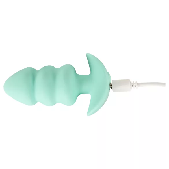 Cuties Mini - gömbös vibrációs anál plug (zöld)