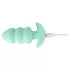 Cuties Mini - gömbös vibrációs anál plug (zöld)