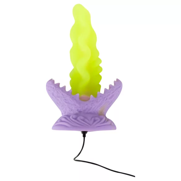 Beasty Cocks Passionate Plant - világító dildó (zöld)