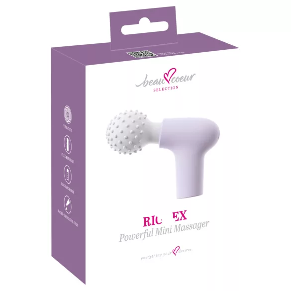 Beau Coeur Rionex - mini masszírozó vibrátor (lila)