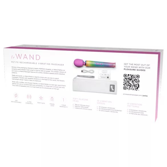 le Wand - masszírozó vibrátor (szivárvány)
