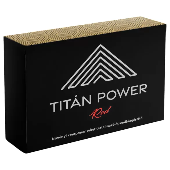 Titán Power Red - étrend-kiegészítő kapszula férfiaknak (3 db)