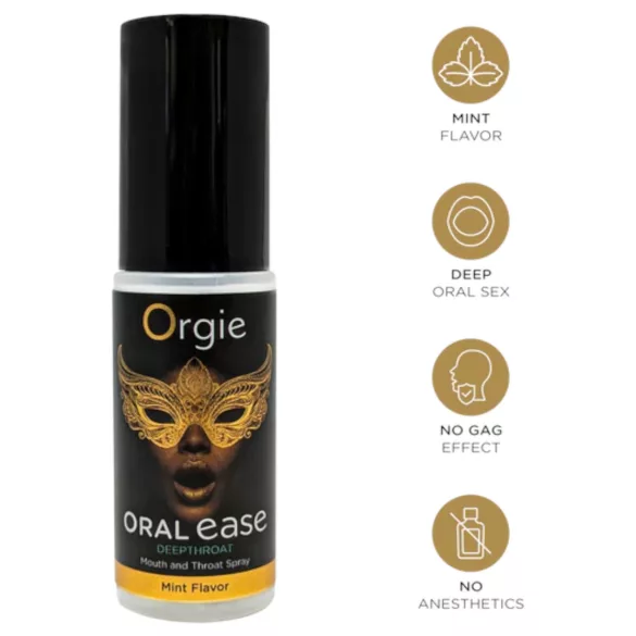 Orgie Oral Ease - orális érzéstelenítő spray - mentol (15 ml)