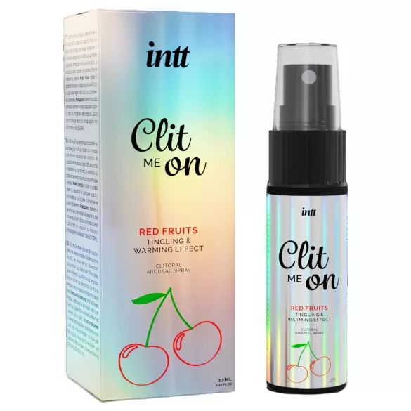 intt Clit Me On - folyékony vibrátor csiklóspray, piros gyümölcs (12 ml)